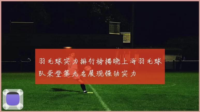 羽毛球实力排行榜揭晓上海羽毛球队荣登第九名展现强劲实力